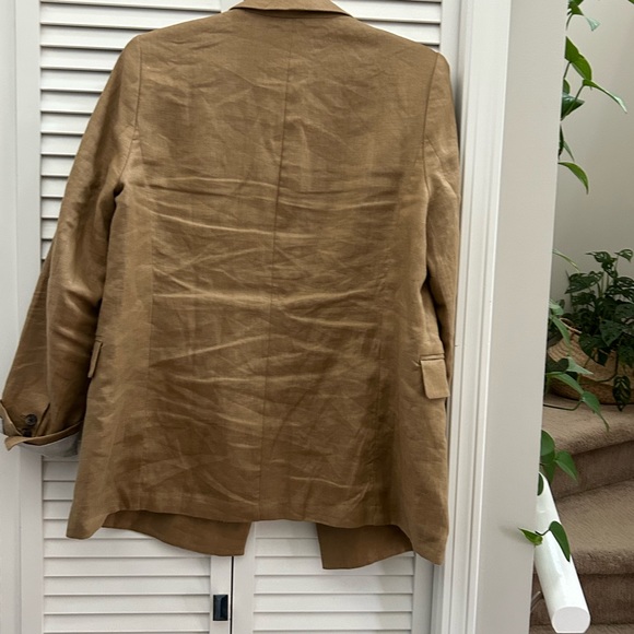 ✨SOLD ✨ Banana Republic Linen double breasted Blazer size 8. - Picture 2 of 3